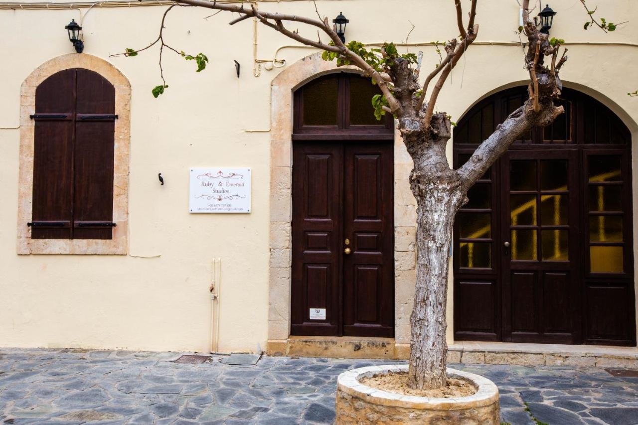 Ruby 'N Emerald Studio'S Rethymno Exterior foto